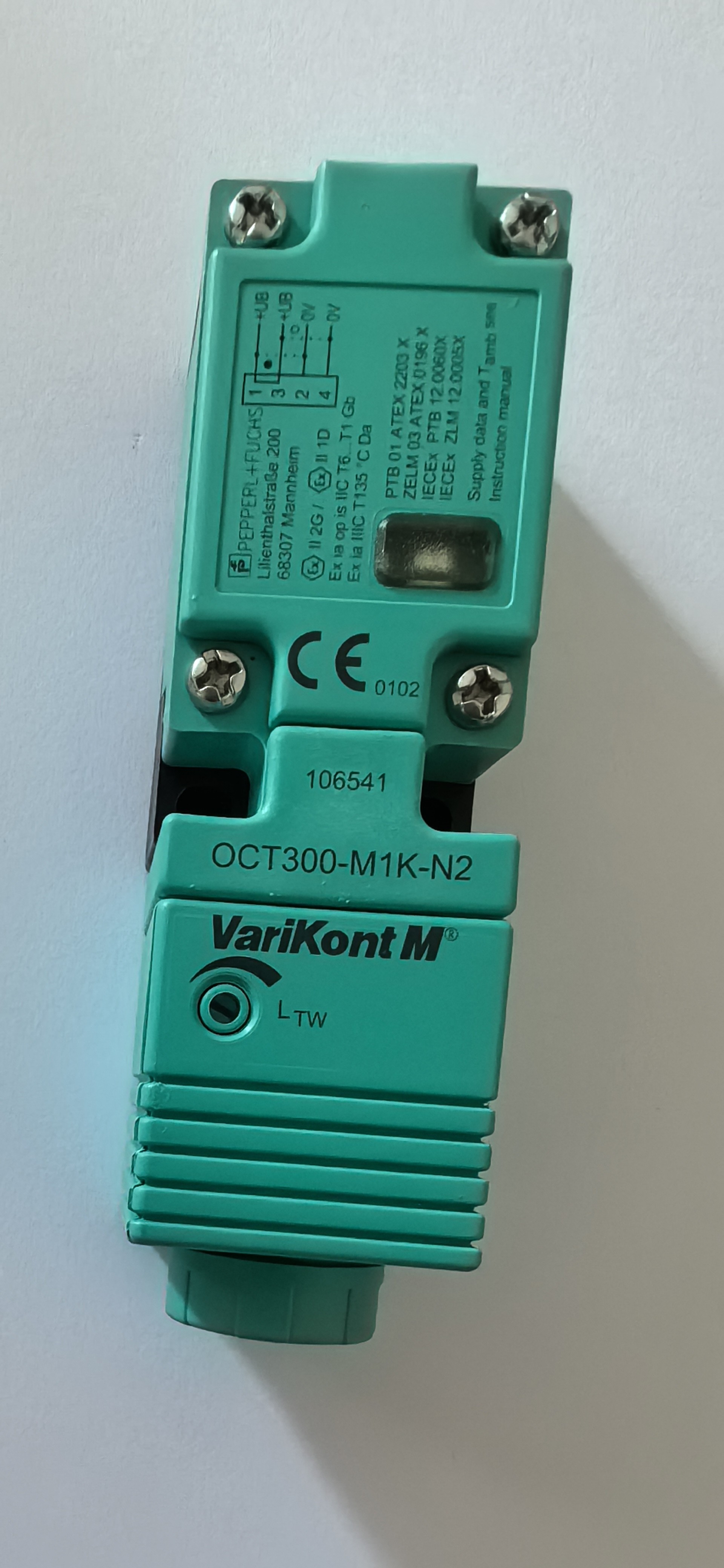 último caso de la compañía sobre Sensor de modo difuso, NAMUR