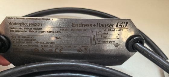 Endress Hauser Waterpilot FMX21 Compact Probe With Ceramic Cell For Hydrostatic Level Measurement