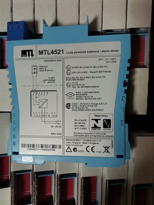 MTL4521/L MTL5521 One-Channel Solenoid/Alarm Driver with 24V Maximum Output Voltage