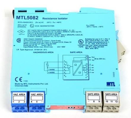 Upgrade Your Safety Measures MTL5082 MTL Isolated Safety Barrier 10Ω to 400Ω Output Range