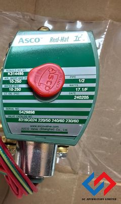 8316G024 120/60 110/50 ASCO Solenoid Valve 3-Way Normally Closed