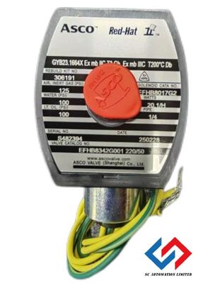 EFHB8342G001 General Service Solenoid Valve Brass NPT 1/4 Port