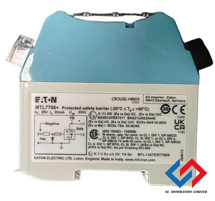 Eaton MTL - MTL7706+ SAFETY BARRIER,DIN RAIL MOUNT for Industrial