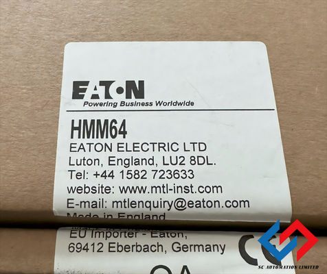 Eaton Crouse-Hinds Series MTL HMS64/HMM64 Backplane 64 channel with 4 x MTL4852 capacity