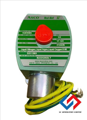 Emerson Asco 8222G002LT ASCO NUMATICS PILOT OPERATED Solenoid Valve 2/2 Normally Closed Function With 18 Inch Lead Length