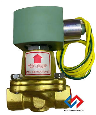 Emerson Asco 8222G002LT ASCO NUMATICS PILOT OPERATED Solenoid Valve 2/2 Normally Closed Function With 18 Inch Lead Length