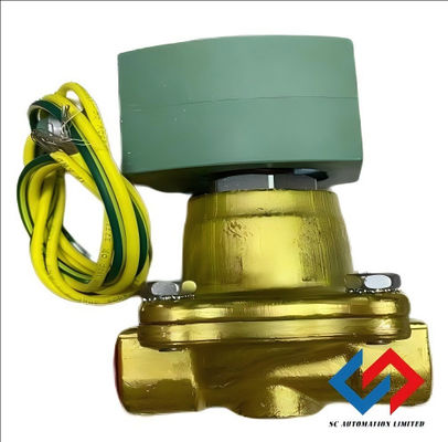 Emerson Asco 8222G002LT ASCO NUMATICS PILOT OPERATED Solenoid Valve 2/2 Normally Closed Function With 18 Inch Lead Length
