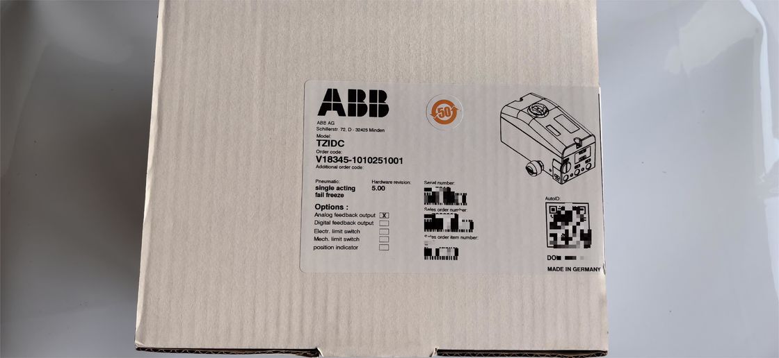 20mA CE Analog ABB TZID Valve Positioner Digital V18345-1010251001