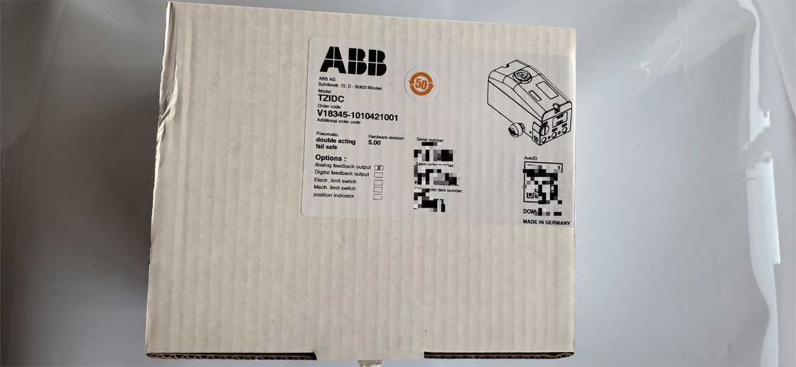 Digital ABB TZIDC Valve Positioner 20mA V18345-1010421001