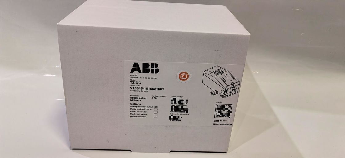 1/4 To 18 NPT Positioner ABB TZIDC Digital V18345-1010521001
