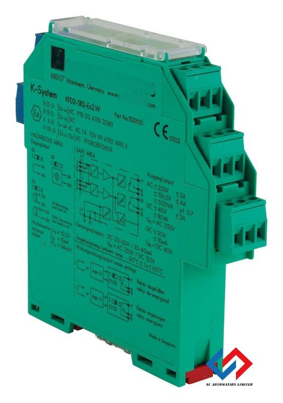 P+F Switch Amplifier KFD2-SR2-Ex2.W with B2 Housing Type