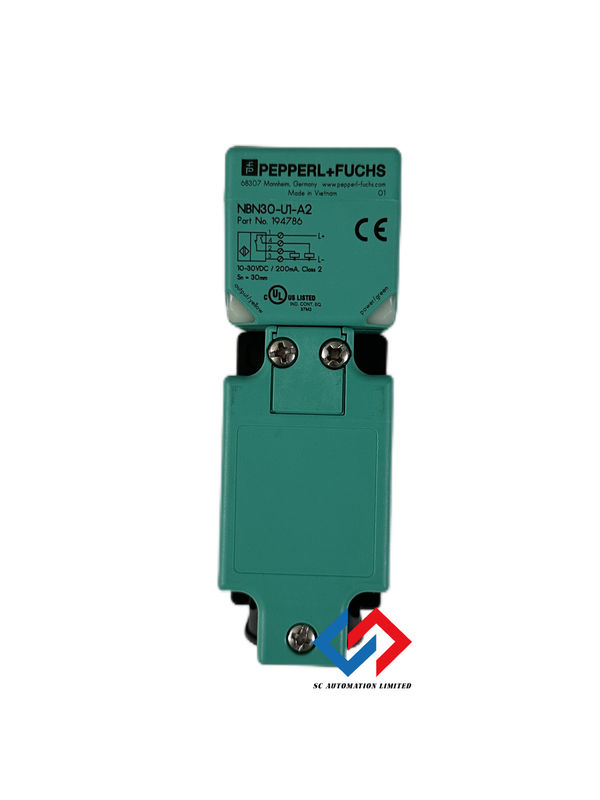 P+F Inductive sensor NBN30-U1-A2 with PNP Output Type and Operating Current 0 ... 200 mA