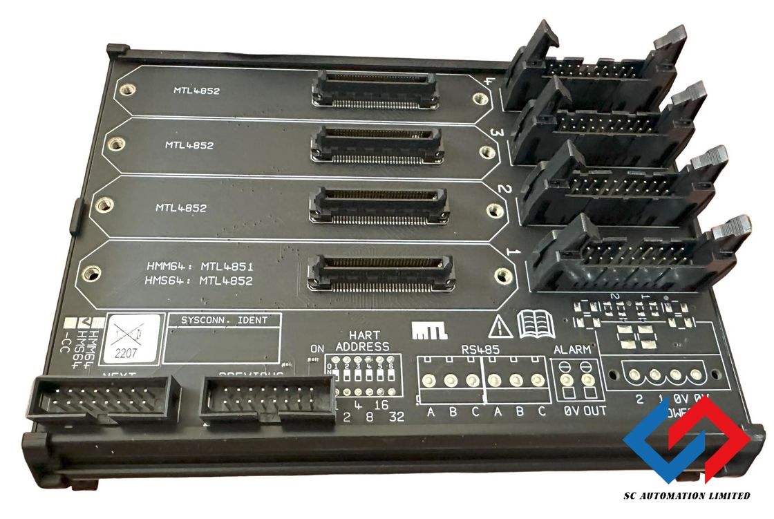 Eaton Crouse-Hinds Series MTL HMS64/HMM64 Backplane 64 channel with 4 x MTL4852 capacity