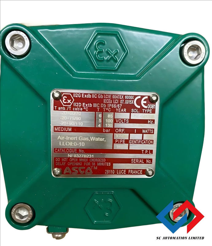 ASCO 327 3/2-Way Solenoid Valve NF8327B231 for 1/4" Pipe and NPTF Port
