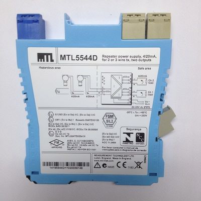 96ma 24v MTL Safety Barrier MTL5544D Repeater Power Supply