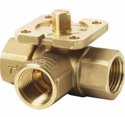 Siemens 3 Port Ball Valve Internal Thread PN40 DN50 Kvs 63 VBI61.50-63