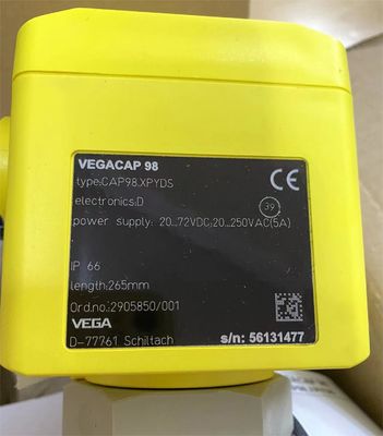 VEGACAP VEGA Instrumentation 98 Capacitive Rod Probe For Level Detection CAP98.XPYDS